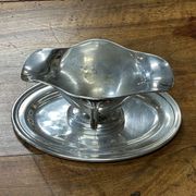 Saucière Christofle en métal argenté