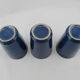 Lot de 3 gobelets en céramique bleue de Taizé