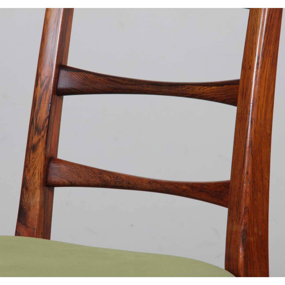 Set of 4 Scandinavian rosewood chairs by Niels Koefoed