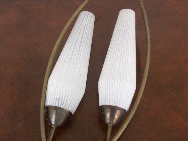 Paire d'appliques en bronze 1960