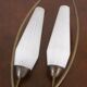 Paire d'appliques en bronze 1960
