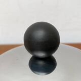 Postmodern Italian Bomb Teapot in Stainless Steel and Bakelite by Carlo Alessi for Alessi