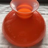 Orange opaline lampshade