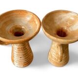 Pair of vintage candle holders