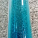 Soliflore biot en verre bleu et blanc