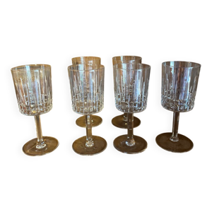 6 verres cristal
