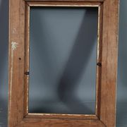 Cadre ancien bois stuc doré 29,5x21,5 cm, feuillure 23,2x15,3 cm
