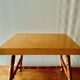 Vintage desk and chair for children in painted wood