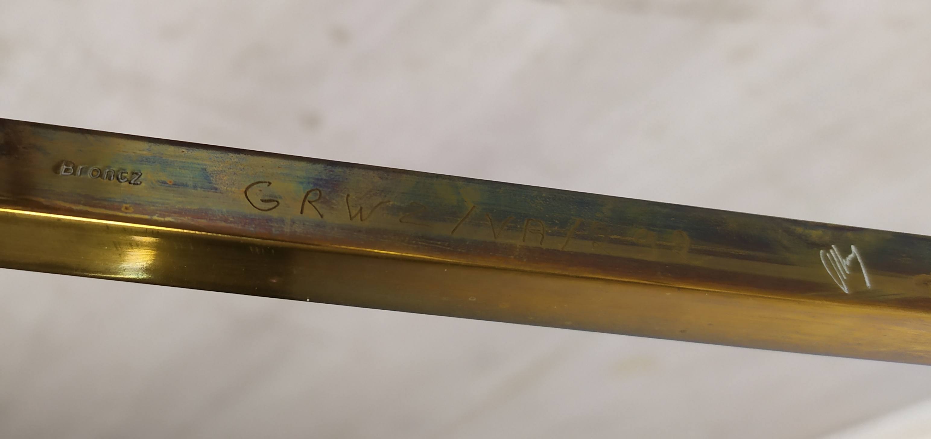 Coffee table bronze house malabert