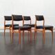 Lot de 4 chaises style scandinave
