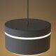 Big Danish Space Age pendant lamp / 1970s / Mid-century modern design / White