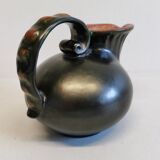Keramic jug in metal glaze, from Danish Michael Andersen (Stamped with the 3 fish at the bottom)