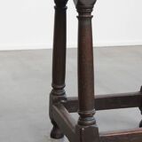 Grande table d'appoint / tabouret anglais antique