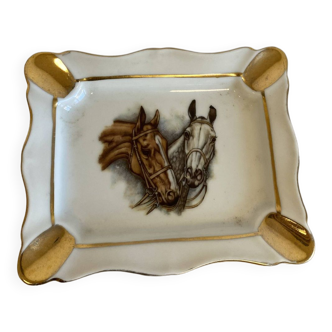 Horse pattern ashtray