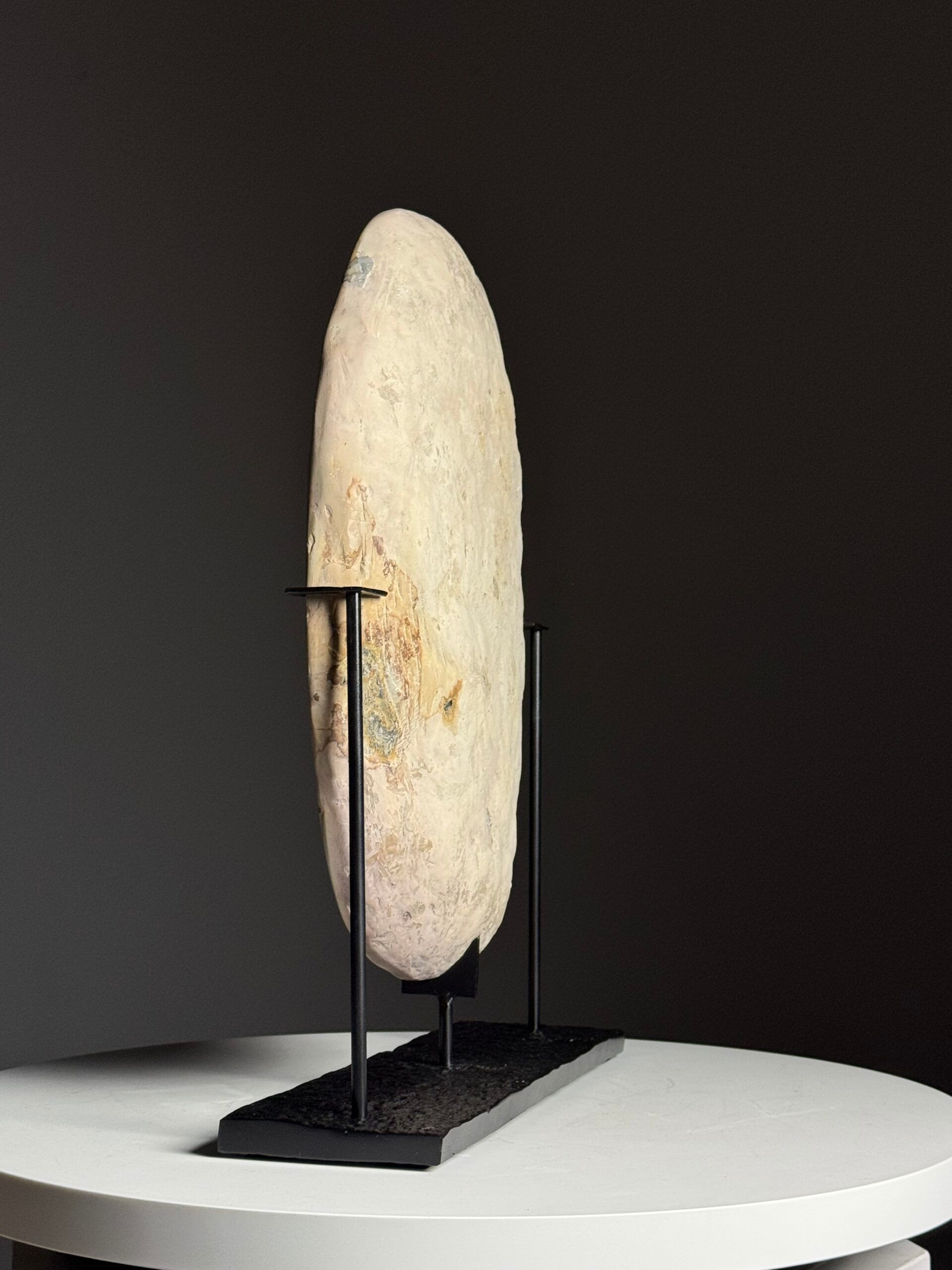 Septaria on custom stand