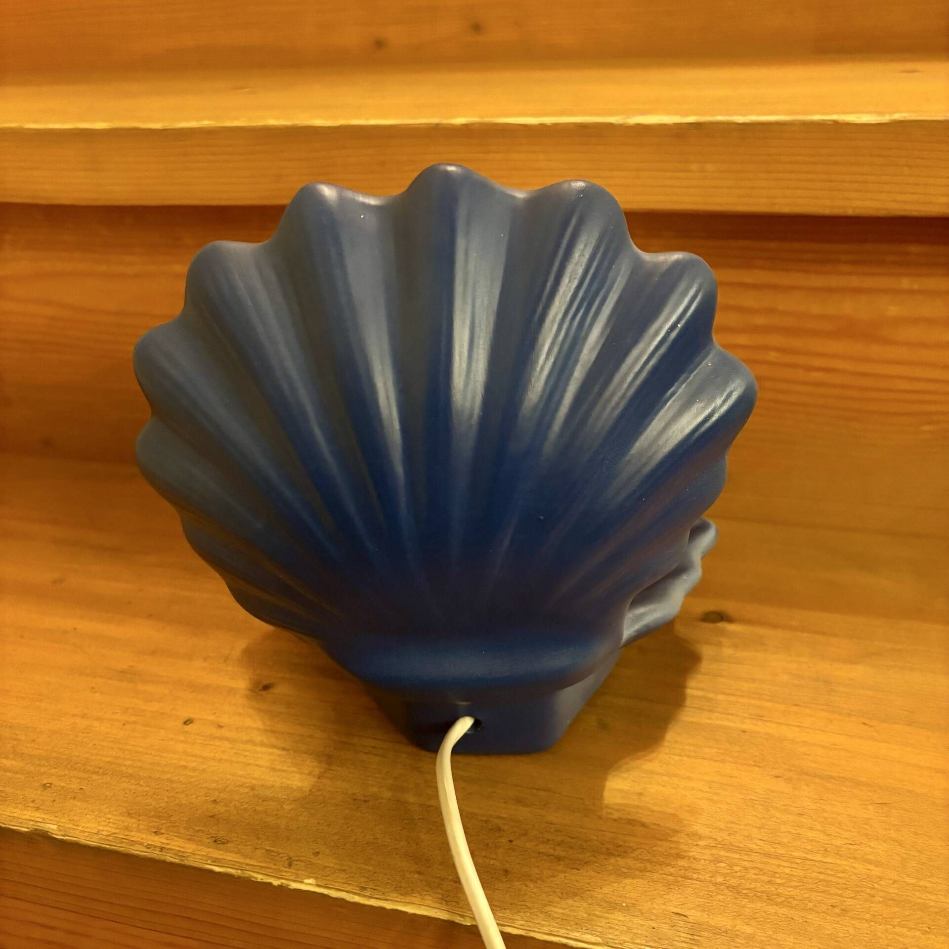 Lampe coquillage vintage