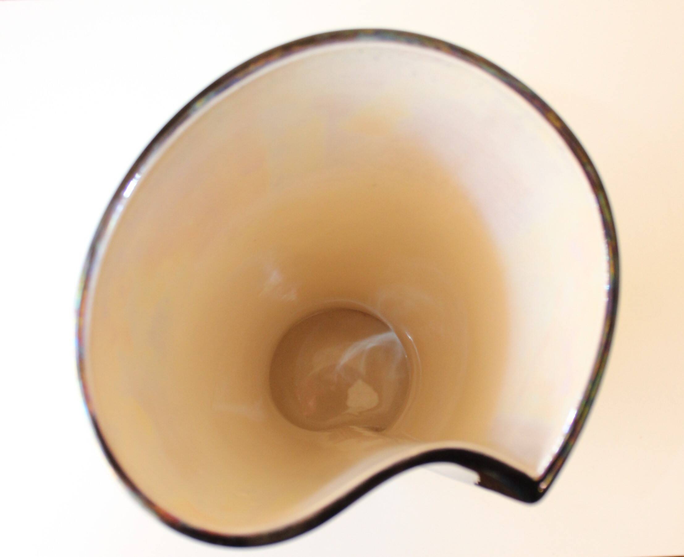 Large iridescent vase Verceram n° 6397 60s