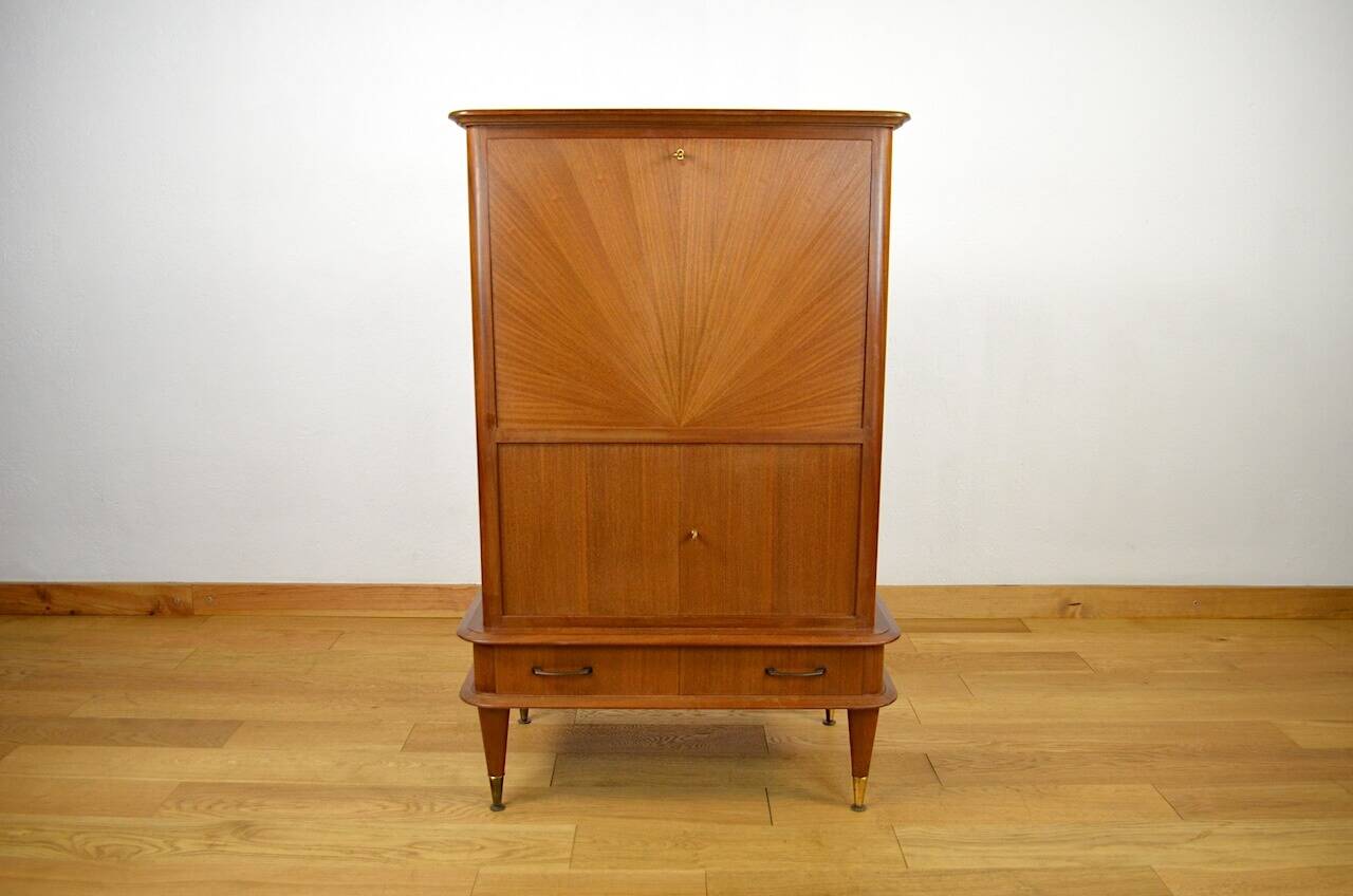Art Deco Mahogany Secretary