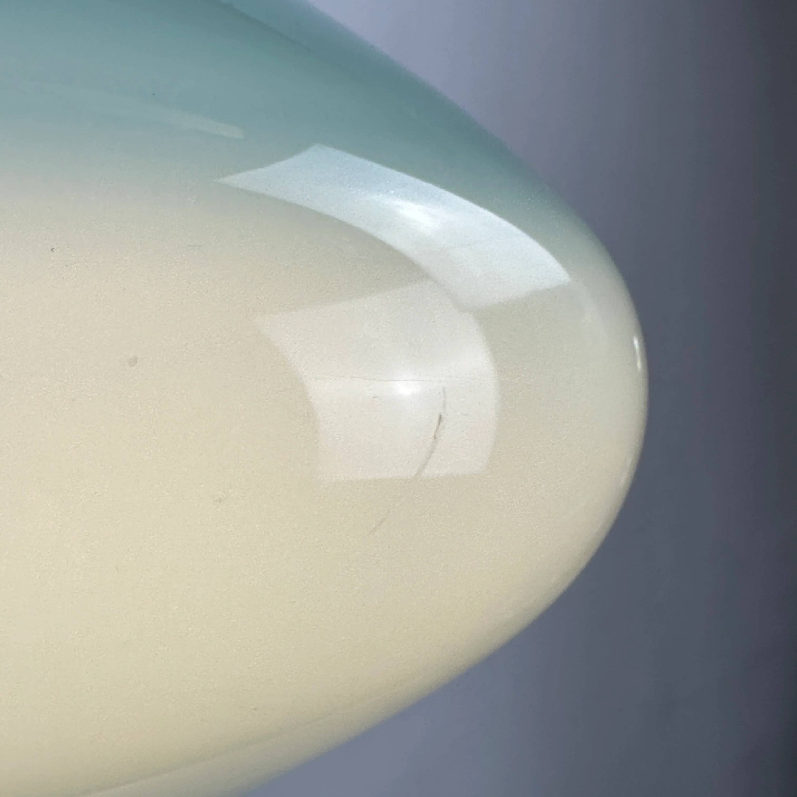 Light blue glass suspension by Massimo Vignelli for Venini, 1950