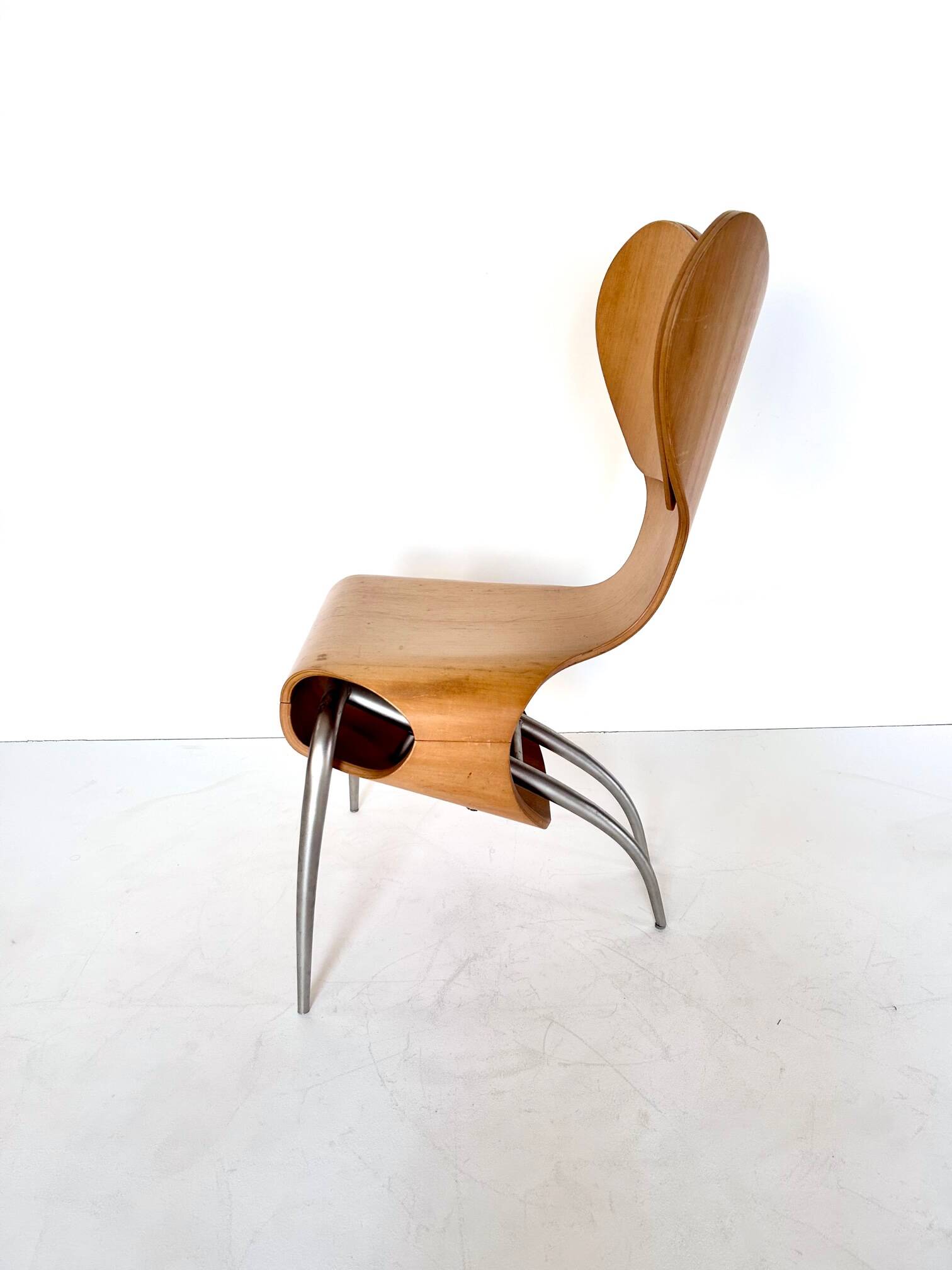 Empty chair by Ron Arad for Driade, 1993