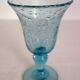 10 footed glasses from the biot glassworks in blown glass.