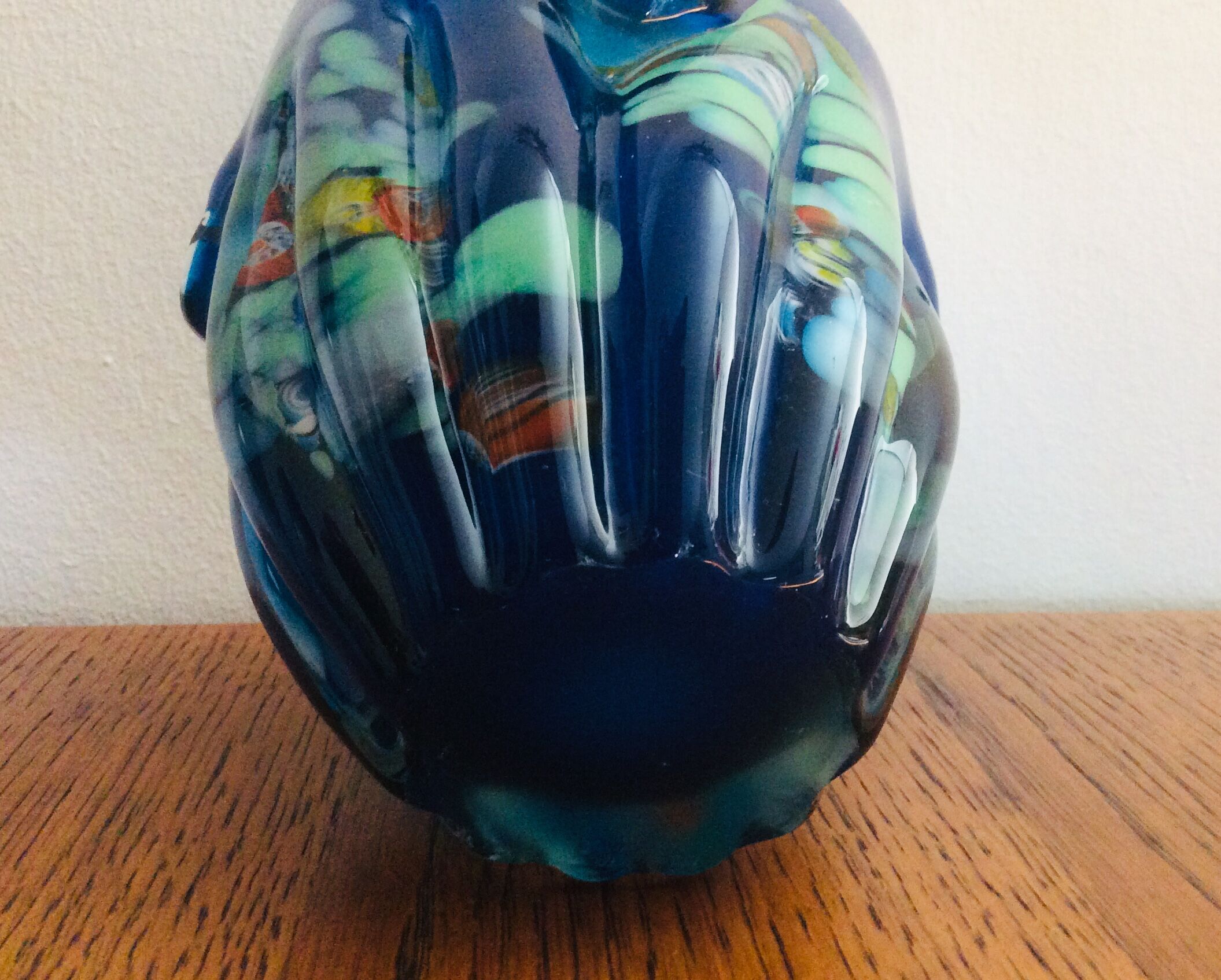 Murano handkerchief vase from the 70s