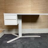 White melamine desk published by Roche&Bobois around 1970.