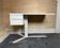 White melamine desk published by Roche&Bobois around 1970.