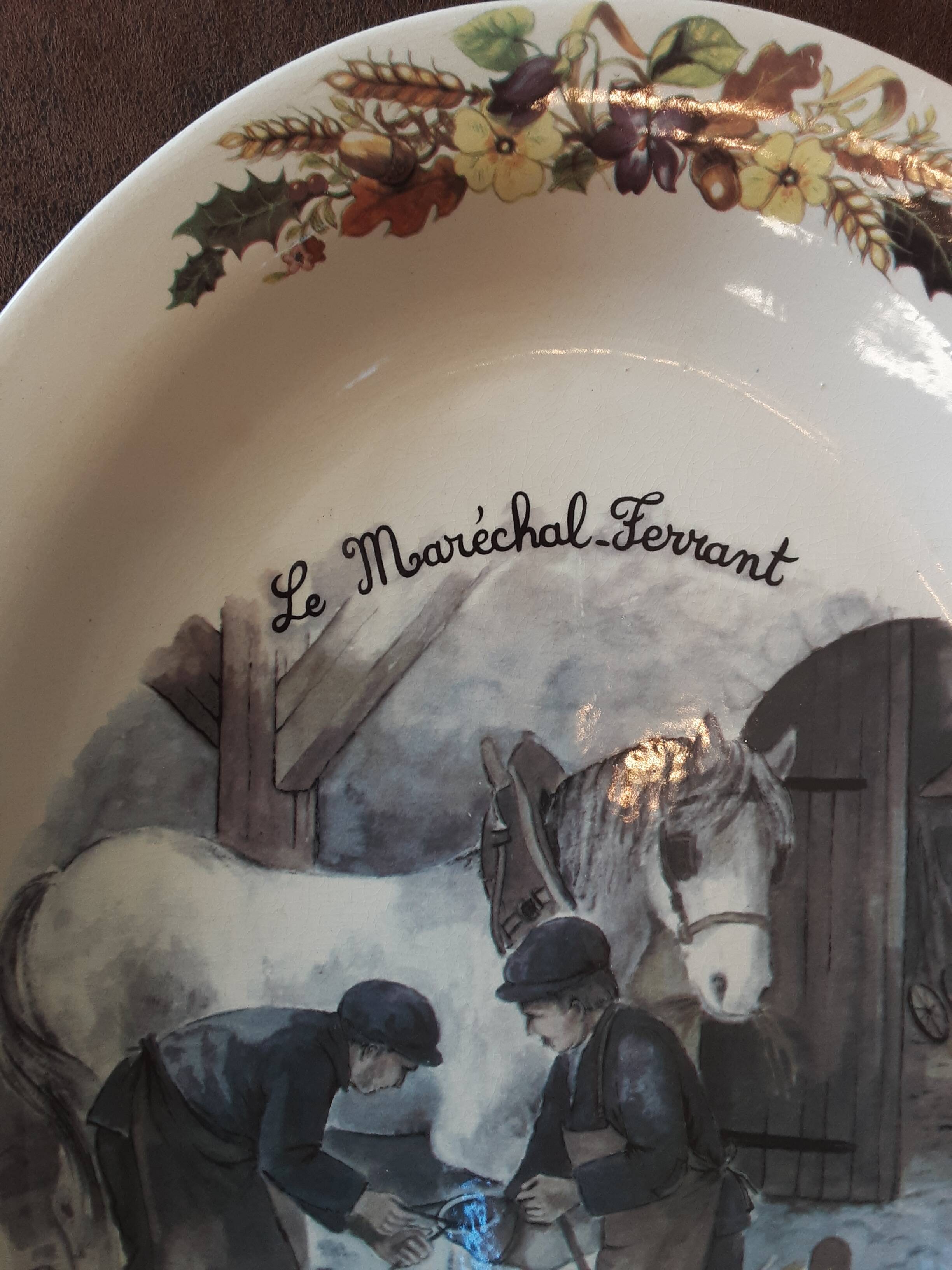 Large Ceraform dish. Marshal Ferrand