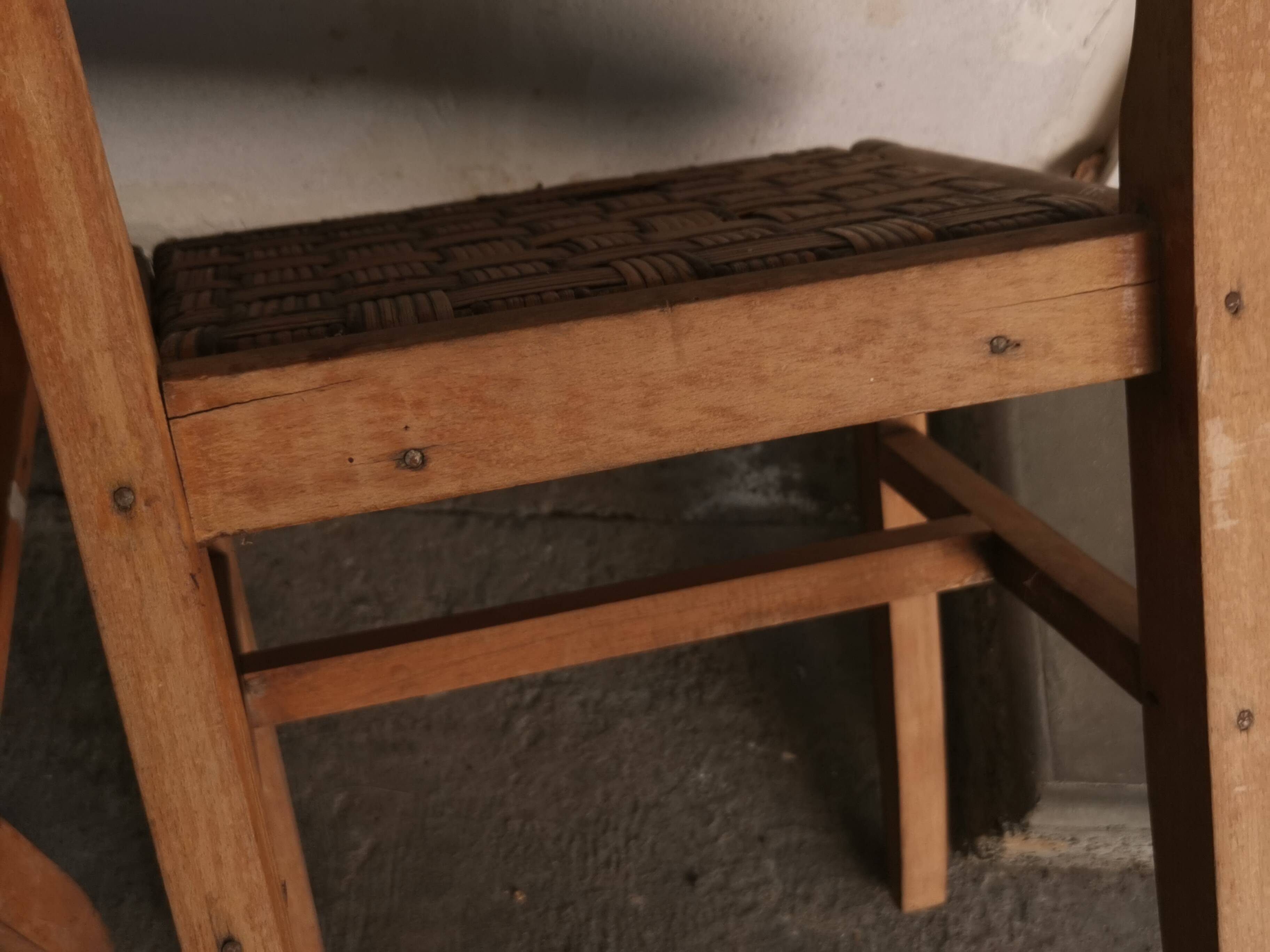 set of 4 chairs, vintage design