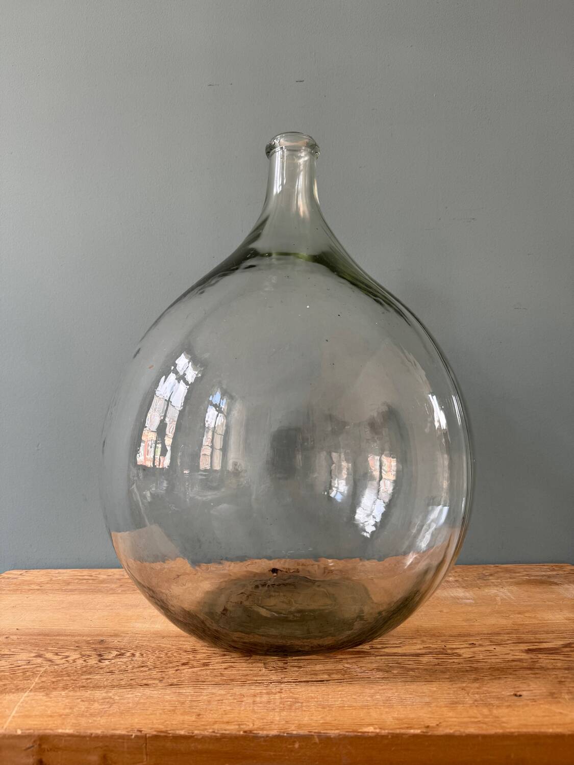 Old transparent Dame Jeanne 30L