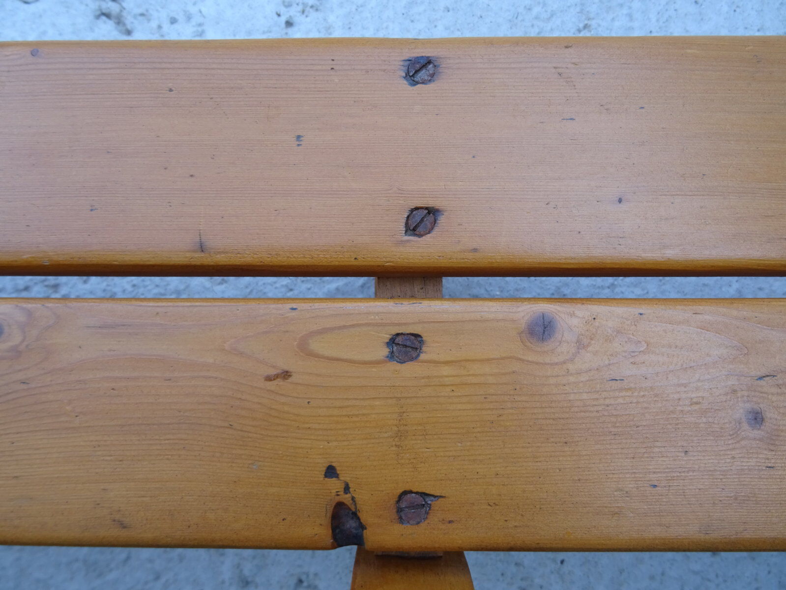 Kindergarten bench solid wood