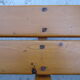 Kindergarten bench solid wood