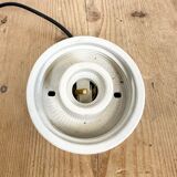 Vintage White Porcelain Wall Light, 1970s