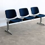 Vintage bench | waiting room bench | 1970s | Castelli