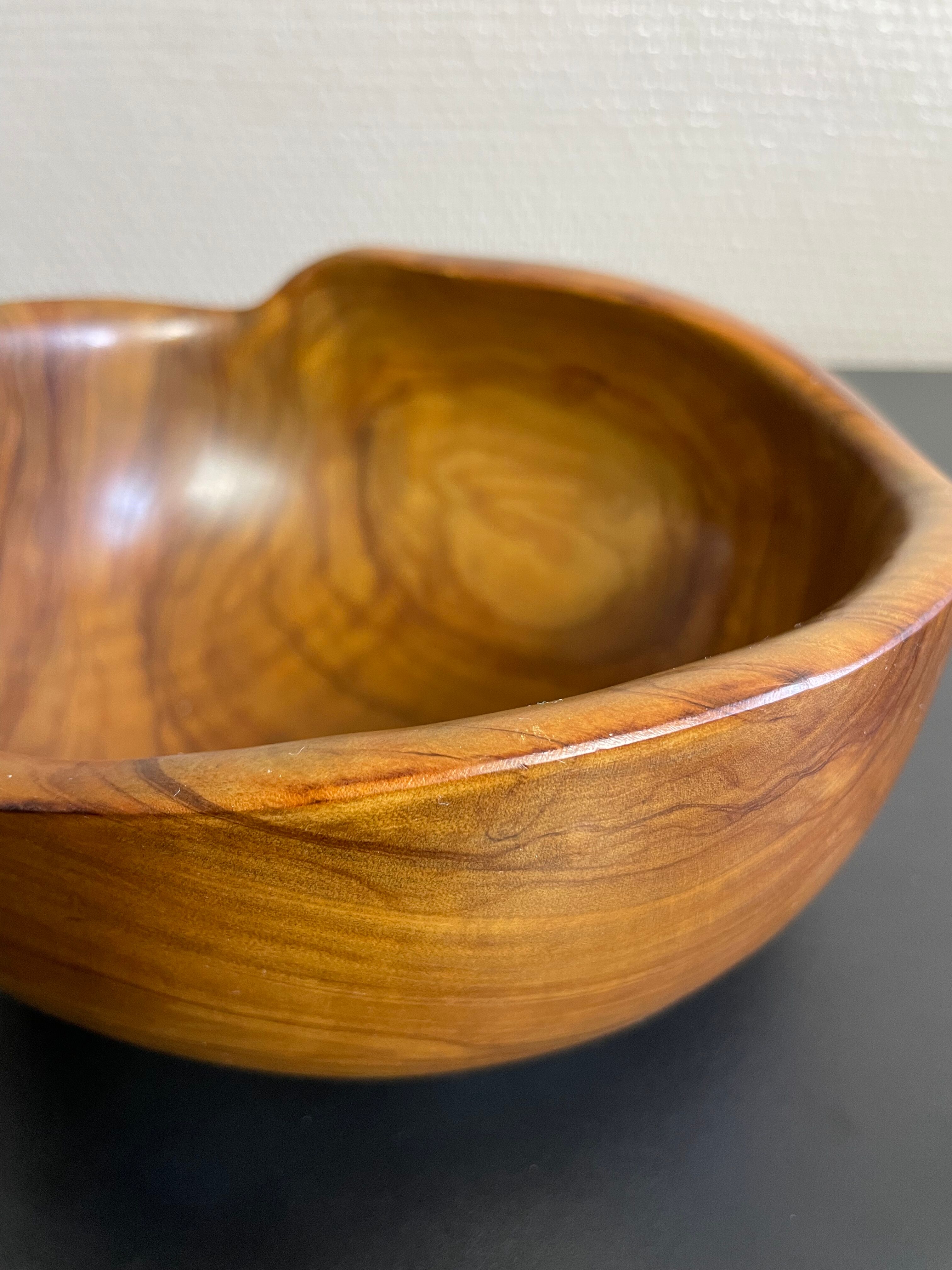 Empty wooden pocket of olivier