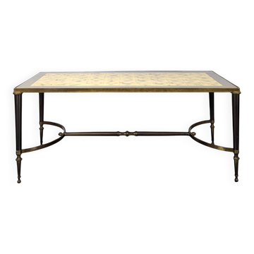 Gold leaf coffee table