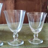 Set of 40 Daum France crystal glasses, Orval model