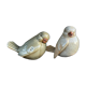 Numbered ceramic birds