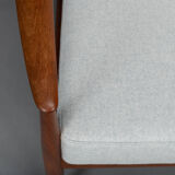 Fauteuil de Grete Jalk pour France & Son, années 1960