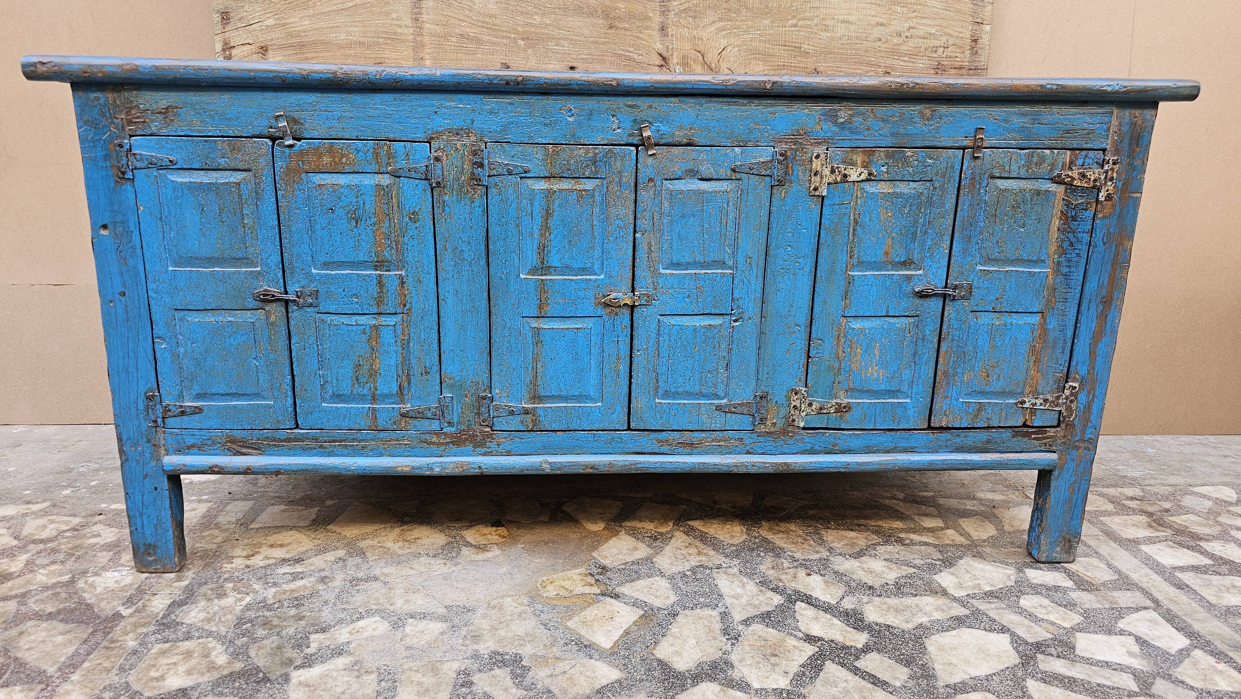 Ancien buffet en teck birman