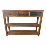 Old wooden console