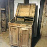 1900s school master school desk pine