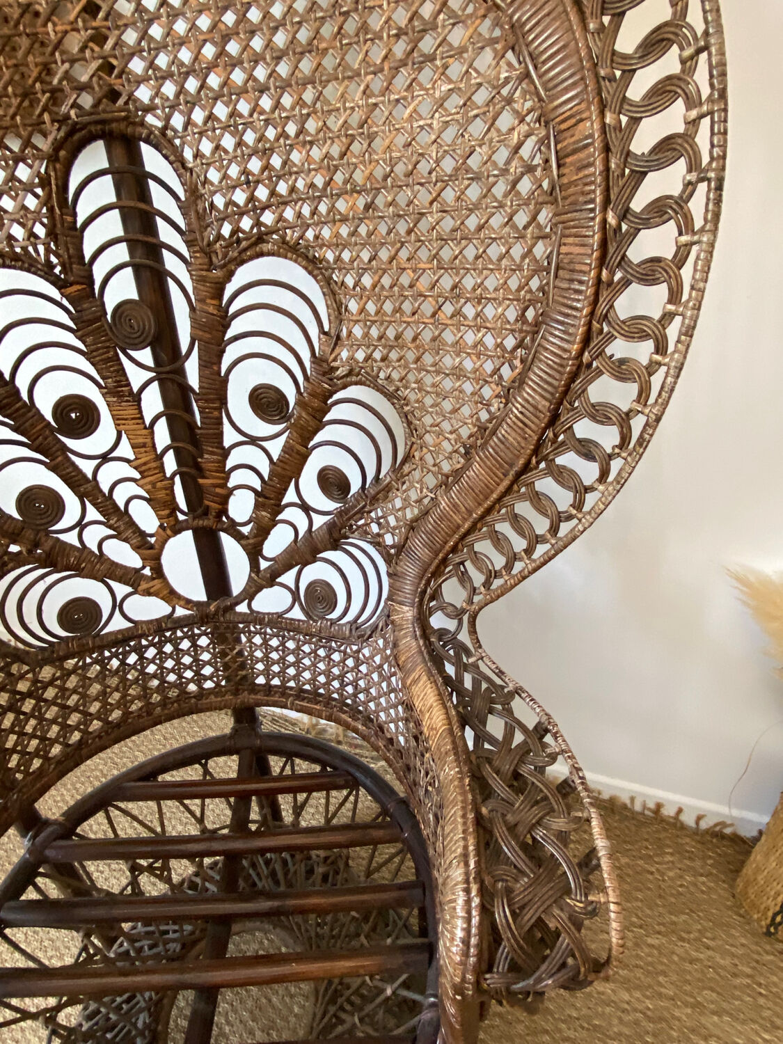 Emmanuelle peacock armchairs