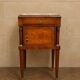 Empire-style bedside table in mahogany
