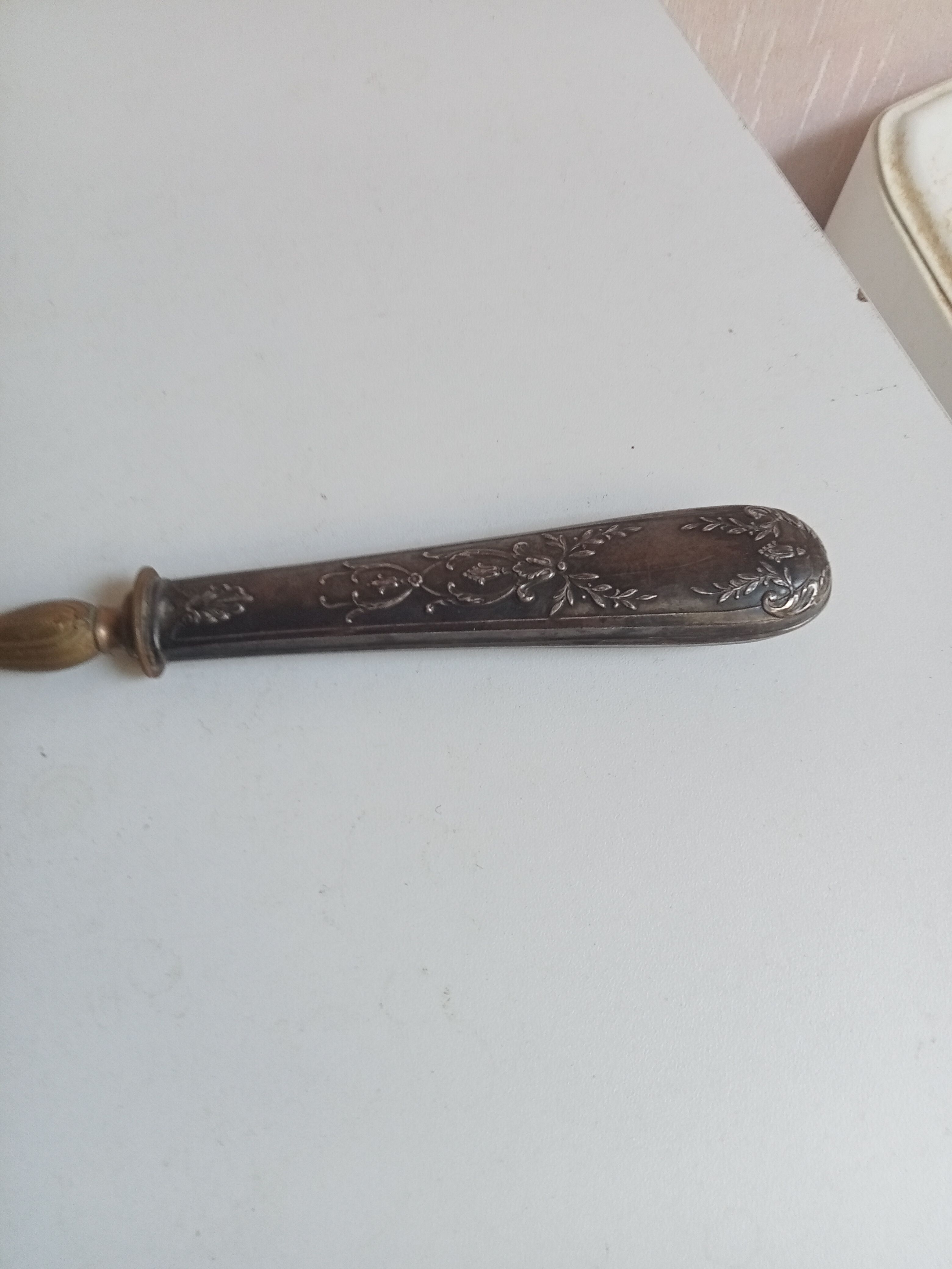 Pie peel XIXth in filled silver and vermeil
