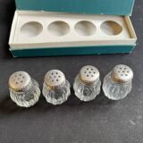 Coffret Cardheilhac de salières et poivriers Christofle – Argent 950/1000e