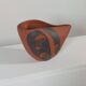 Vintage ceramic vase with sgraffito decoration, Rudi Stahl, Germany, 1950s.