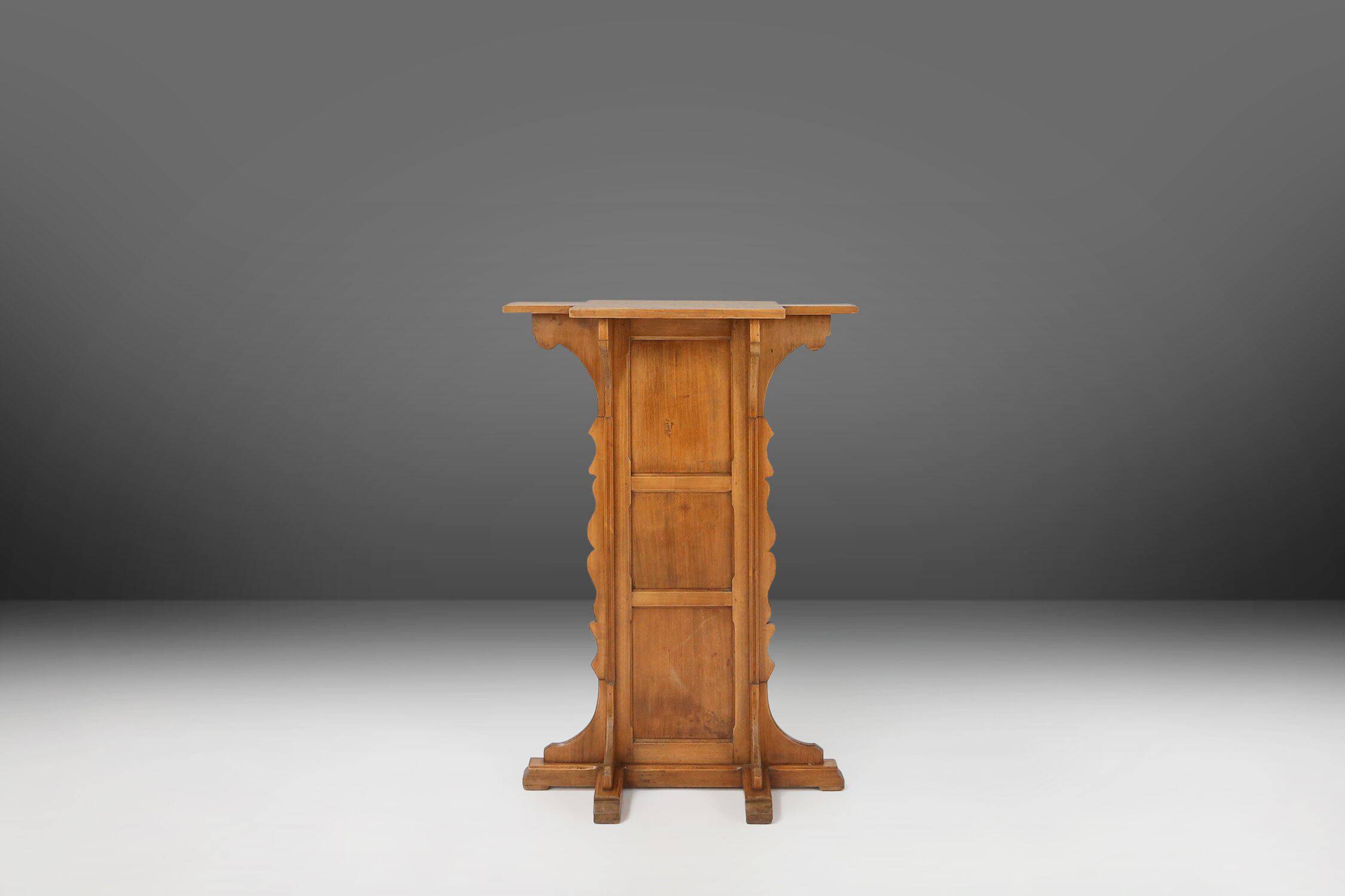 Church Console in solid wood, France ca. 1900