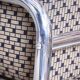 Bauhaus Sofa in Chrome and Backhausen Fabric attributed to R. Slezák, Czech, 1930s